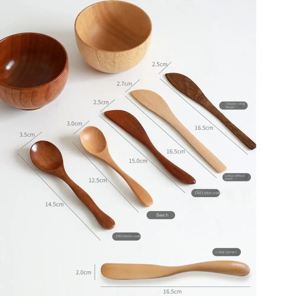 Wooden Face Mask Mixing Bowl Set